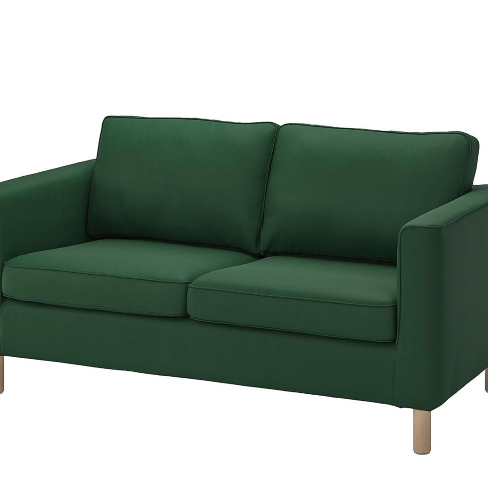 IKEA Vessle Green Sofa Cover for Loveseat